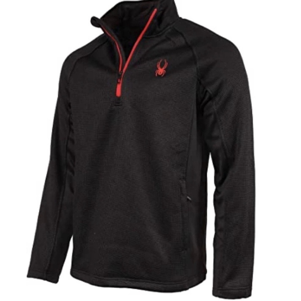 Spyder Men's Black and Red Jacket